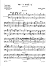 Suite Brève Opus 6. 4 Mains - Louis Aubert - Partition - Piano